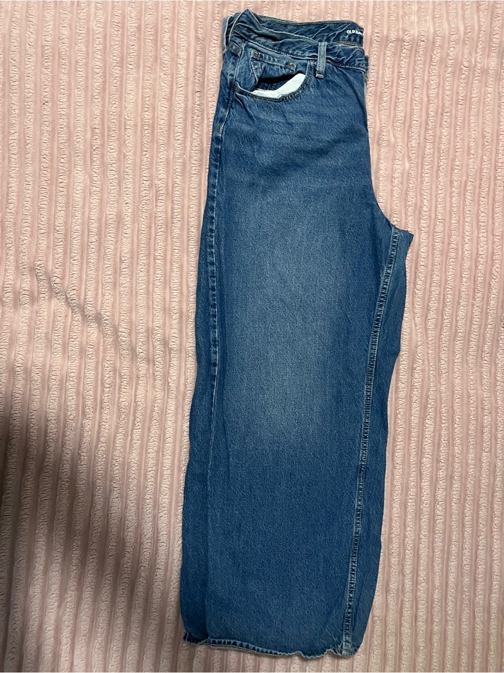 Old Navy Dark Blue Women's Straight-Leg Jeans